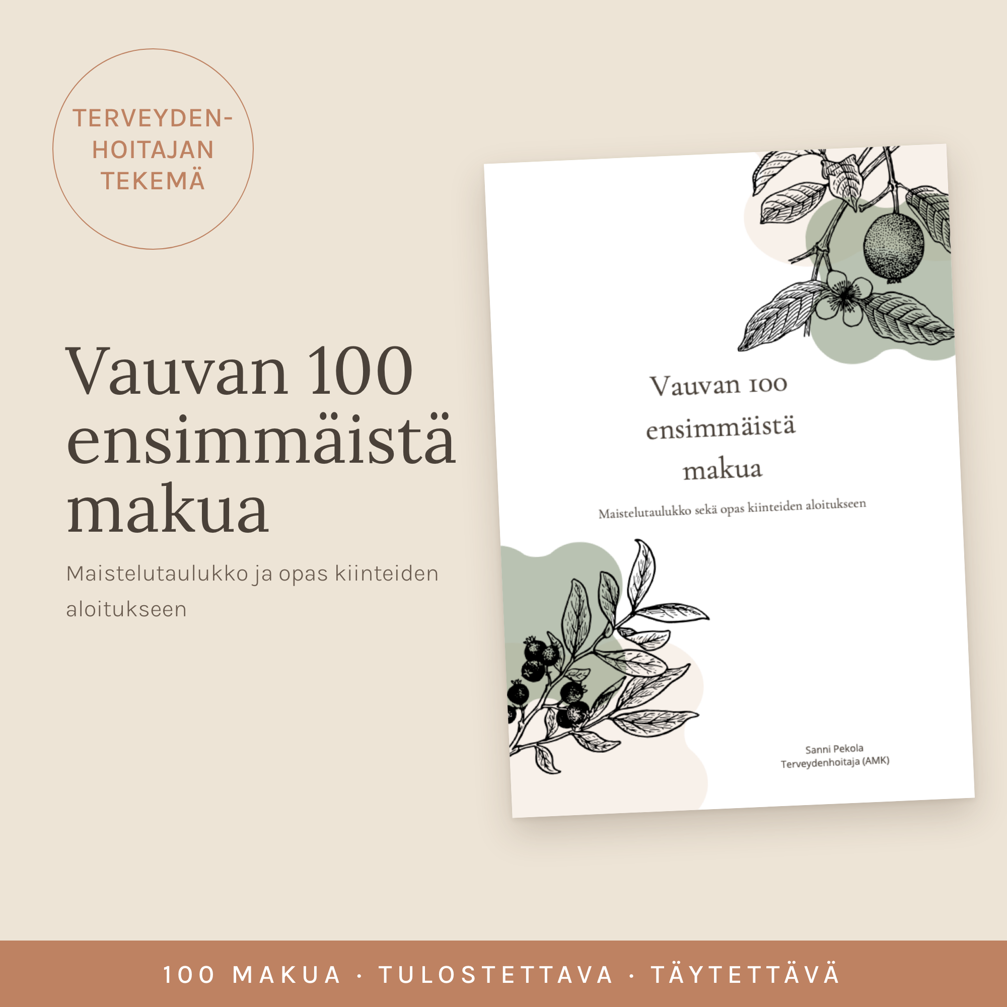 Vauvan 100 makua